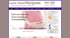 Desktop Screenshot of learnaboutmarijuanawa.org